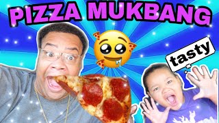 THE BEST PIZZA MUKBANG AND FOOD REVIEW | COME EAT #withme