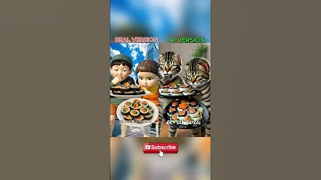 Squid Game AI Korean Food ASMR:What do you thing of AI version? #shorts #squidgame #asmr