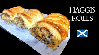 Scottish Haggis Neeps And Tattie Rolls Haggis Sausage Roll Recipe 