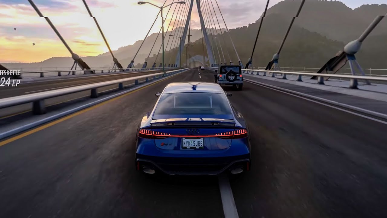 [HDR] Forza Horizon 5 in 4K widescreen with EXTREME graphics | Audi RS7 ...