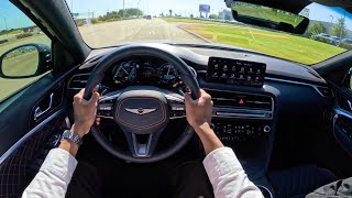 2026 Genesis G70 3.3T Prestige Graphite - POV Test Drive 