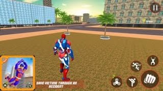 Superhero Captain Robot Games Super Hero Man Gameplay android screenshot 5
