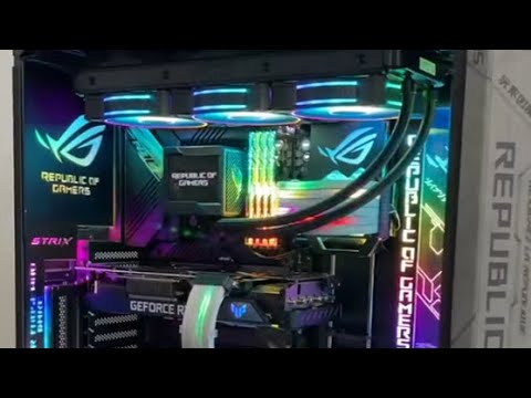 All ROG Gaming PC Build with ROG Ryujin II 360 