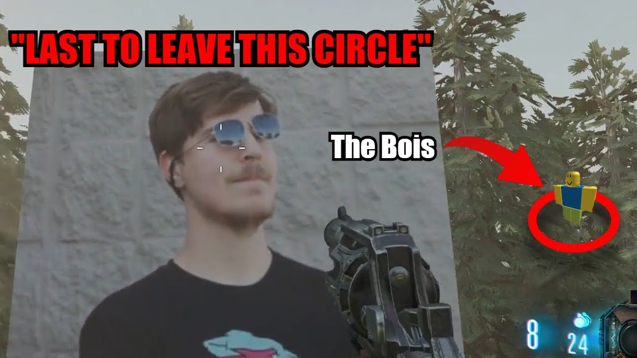 Can THE BOIS survive Mr.Beast's Circle challenge in BO3?