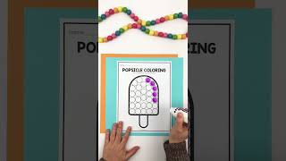Dot Marker Art Summer Coloring for Kids #kidslearning #preschool #kindergarten #summerlearning