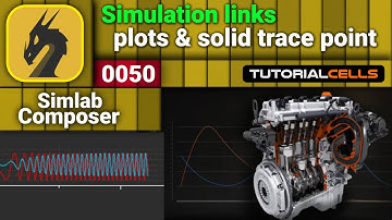 0050. simulation plots & solid trace point in simlab composer