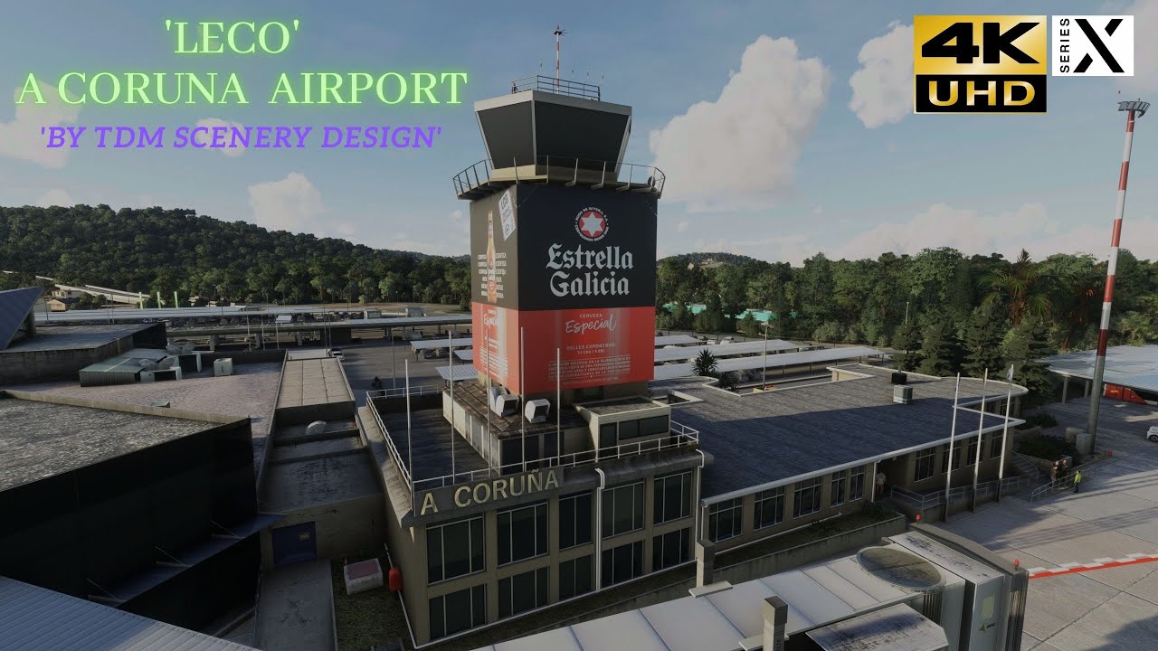 Microsoft Flight Simulator XBOX SERIES X 'LECO' A CORUNA AIRPORT by TDM ...