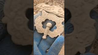 What is it? Beautiful old relic found metal detecting.  #metaldetecting #treasure #relics