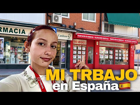 My FIRST JOB in SPAIN 🇪🇸