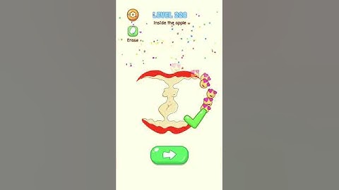 Naughty Puzzle Tricky Test Level 228 | Inside The Apple | Android Gameplay #Shorts #Dop