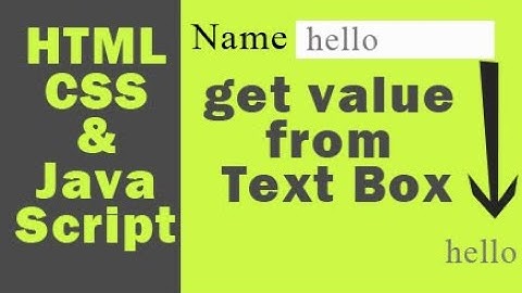 How to fetch a value from input tag in html using javascript