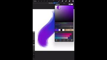 Multicolored hair Timelapse #art #procreate #tutorial