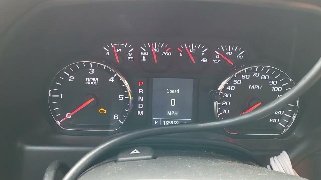 2014 Chevrolet Silverado Codes U0100 Lost Communication With Tcm What