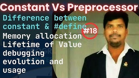 Constant vs Preprocessor in C | Key Differences Explained with Examples