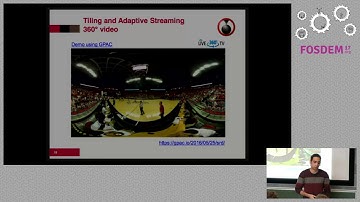 GPAC: delivery of VR/360 videos using Tiles