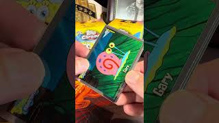 Garys Got No Time For Naps Hes A Chrome Star Now Topps Chrome Spongebob 25Th