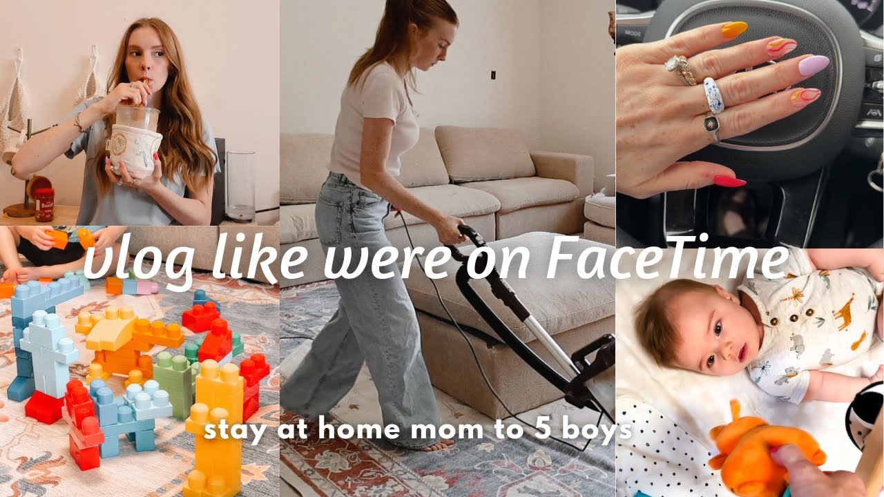 WEEKLY VLOG - stay at home mom of 5 boys! Juggling content creating & my home | almost 6 months PP! 