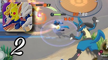 Pokemon UNITE - Lucario - Gameplay Walkthrough (Part 2) [iOS,Android]