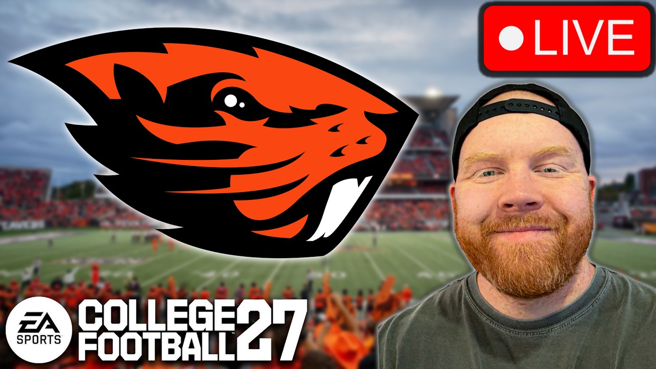 🔴LIVE – OREGON STATE DYNASTY BEGINS! COLLEGE FOOTBALL 27 IS HERE!