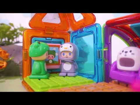 Видео: Magformers Cube House Frog+Penguin - видеообзор набора