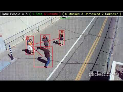 COVID-19 Monitoring System using SocialDistancing and Face Mask Detection