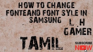 How to change font styles in Samsung in tamil screenshot 4