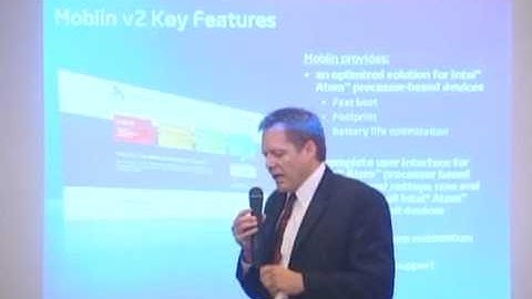 Doug Fisher, at Moblin Executive Summit at 2009 Computex