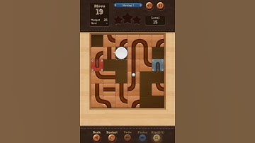 Roll the Ball slide puzzle Moving J Pack Level 15 Solution