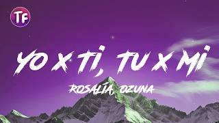 Yo x Ti, Tu x Mi - ROSALÍA ft.Ozuna (Lyrics / Letra)