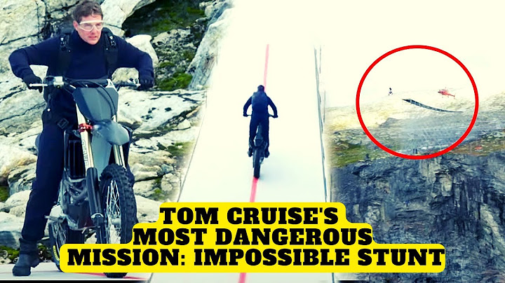 The Rise of Tom Cruise |  Riding a Motorcycle off a Cliff | Mission Impossible Dead Reckoning
