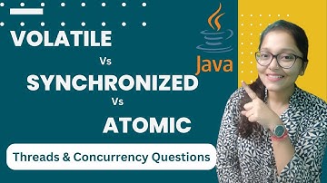 When to use Atomic, Volatile, Synchronized keywords in Java ? | Java Multithreading Race Condition