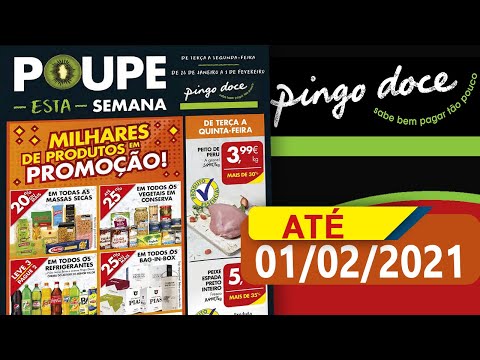 Folheto Pingo Doce | Ofertas e promoções | Válido De 26/01 Até 01/02