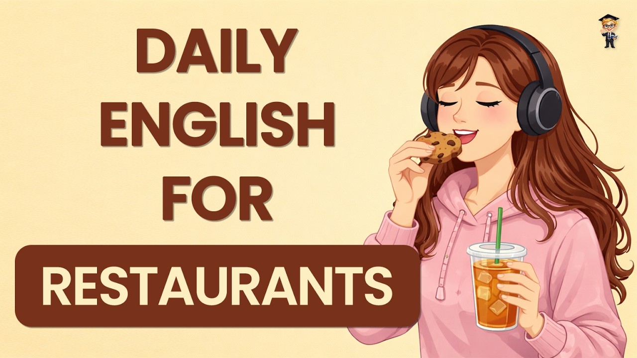 Ordering Food in English | Restaurant Phrases, Cafes & Delivery | English Podcast
