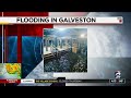 Flooding on west end of Galveston Island