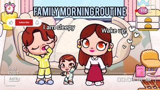 aesthetic morning routine as a family of 3 Jon's first day of day care!!