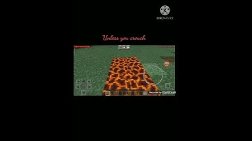 How to not get hurt while  standing in magma block. #shorts #minecraft