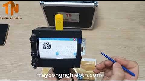 Hướng dẫn tạo mã QR trên máy in date cầm tay MX3