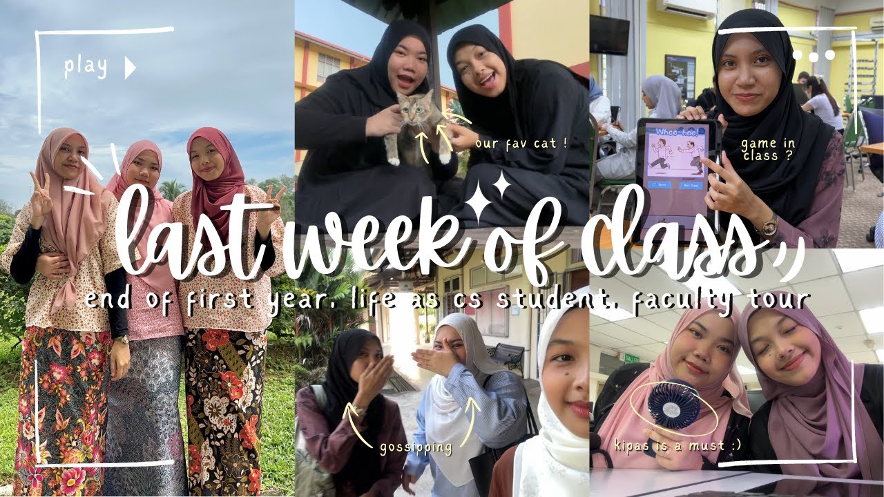 last week of class upm | faculty + college tour, end of 1st year, life as cs stud, upm vlog #2 *˚✦
