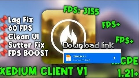 Xedium Client v1 for mcpe 1.21.50+🔥💀 [FPS BOOST]