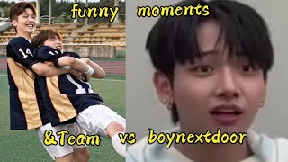5th generation HYBE boys &Team vs boynextdoor funny moments battle