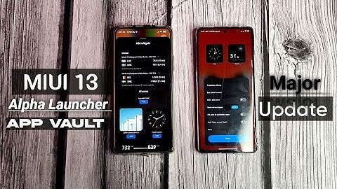 Two Major Update for MIUI 13 System Launcher Update (Alpha) with Widgets in Home Screen Support