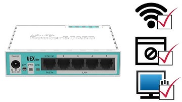 Mikrotik: Configure Manually Internet Access, Blocking Site, and Log-In Page