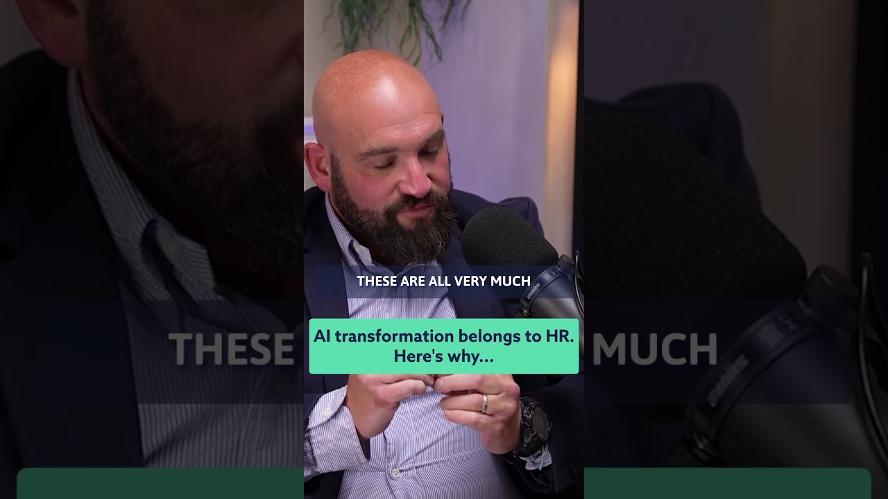 AI transformation affects people, which is why it should be HR's responsibility | #AI #HR