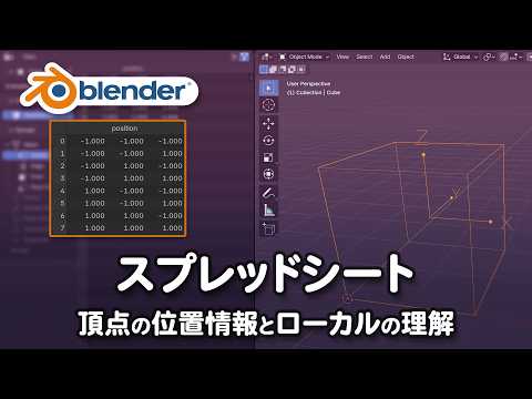 スプレッドシート：頂点の位置情報とローカルの理解