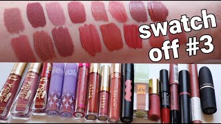 Project Apocalips SWATCH OFF part 3 - nude lipsticks