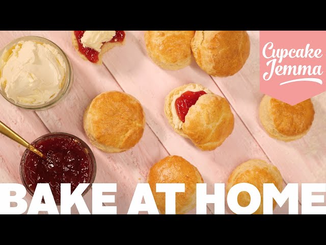 Go-To Recipe for Classic English Scones | Bake At Home | Cupcake Jemma