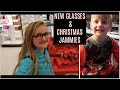 GLASSES | CHRISTMAS JAMMIE DAY | VLOGMAS DAY 17