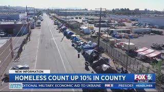 Homeless Count Up 10% In County