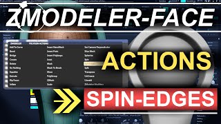 ZBrush - ZModeler Polygon(Actions) - 'Spin-Edge' ZBrush - ZModeler Polygon(Actions) - 'Spin-Edge'
