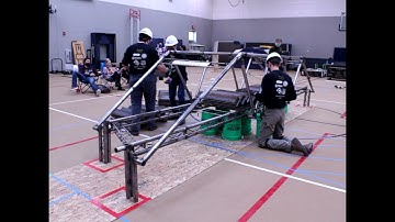 SD Mines Steel Bridge Team 2021 Regional VERTICAL LOAD TEST